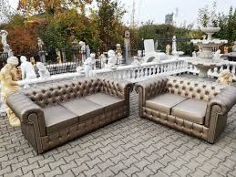 Designed circa 1960 this piece demonstrates the desig. Xxl Chesterfield Luxus Sofagarnitur 3 2 Polster Couch Bei Jv Moebel