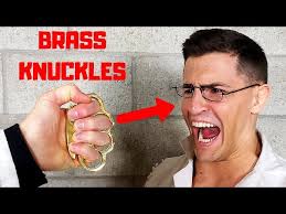 Hit with BRASS KNUCKLES Experiment