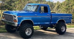 Blue 1979 Ford Ford Pickup Trucks Classic Ford Trucks 79 Ford Truck
