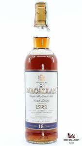 Macallan Macallan 18 Years Old 1982 2000 Sherry Oak Casks 43 World Wine Whisky