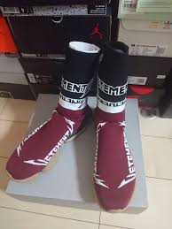 Vetements x Reebok Cut Up Metal Sock Boot Shoes New With Box Black 22M Men  9.5US | eBay