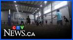 Video New indoor beach volleyball venue - YouTube
