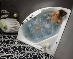 Requires only two walls, as opposed to the three required by alcove styles. Corner Whirlpool Tub The Perfect Solution For Small Bathrooms