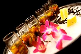 Oyster Shooters Fresh Oyster Shots With Quail Egg Ponzu Chives Caviar Food Fresh Oysters Other Recipes