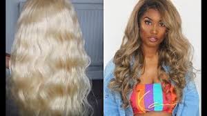 Choose a professional grade shade to dye your hair to a medium to light ash blonde. Best Ash Blonde Hair For Dark Skin Unice Hair Youtube