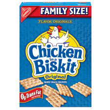Pci chicken & biscuits 1lb can. Chicken In A Biskit Original Baked Snack Crackers Family Size 12 Oz Walmart Com Walmart Com
