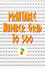 For quick learning, kids can be prompted to call out numbers in . 10 Best Printable Number Grid To 500 Printablee Com