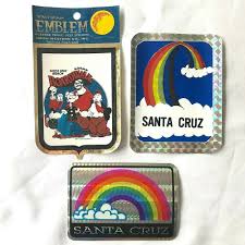 One Features Popeye Characters For The Beach Boardwalk Two Feature Rainbows And Lenticular Diamond With Images Rainbow Vintage Santa Cruz Beach Boardwalk Beach Boardwalk