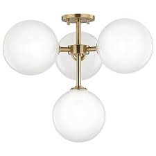 Ashleigh Semi Flushmount By Mitzi Hudson Valley Lighting At Lumens Com