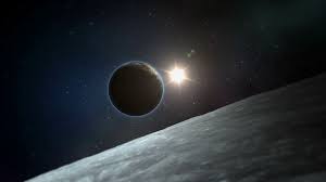 View Of Earth And Sun From The Moon Motion Background Storyblocks Or as a map showing. view of earth and sun from the moon