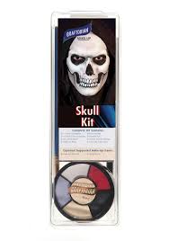 graftobian deluxe skeleton face makeup kit