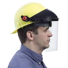 Jackson Safety Hard Hat Interchange Face Shield System (38425), Quick  Release, Vertical Lock.