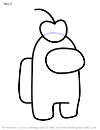 Download or print this amazing coloring page: Learn How To Draw Cherry Hat From Among Us Among Us Step By Step Drawing Tutorials