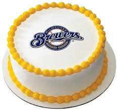 6 Round Mlb Milwaukee Brewers Birthday Edible Image Cakecupcake Topper You Can Find Out More Details At Edible Icing Sheets Icing Sheet Cake Icing Sheets