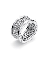 Bvlgari White Gold B Zero1 Diamond Ring At London Jewelers White Gold Diamond Rings White Gold Diamond Band Fine Diamond Jewelry