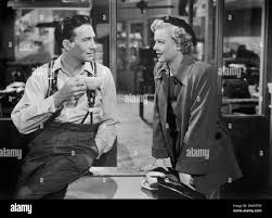 Jeffrey Lynn, Marjorie Reynolds, on-set of the Film, "Home Town Story",  MGM, 1951 Stock Photo - Alamy
