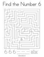 Also, check out educational worksheets for kids online! Number 6 Coloring Pages Twisty Noodle