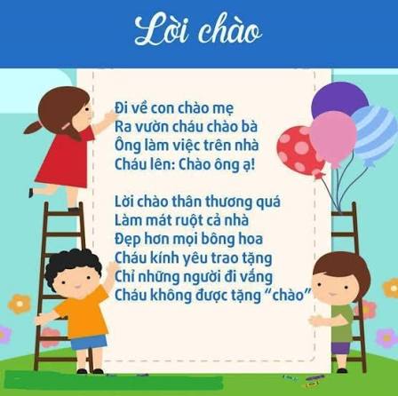 Thơ hay cho bé 4-5 tuổi kỳ 1