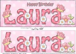 This free original version by 1 happy birthday replaces the traditional happy birthday to you song and can be downloaded free as a mp3, posted to facebook. Large Dl Happy Birthday Laura 3d Decoupage Cup875949 359 Craftsuprint
