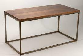 Browse our living room furniture selections and save today. Modern Metal Box Frame Coffee Table Solid Wood Living Room Custom Table Vanport Furniture