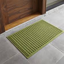 Thirsty Dots Green 34 X22 Doormat Door Mat Crate And Barrel Front Door Mats