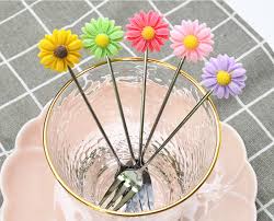 Bunga yang dihasilkan berwarna kuning segar dan memiliki jumlah banyak. Daisy Bunga Matahari Mini 304 Stainless Steel Kopi Pengadukan Sendok Makan Buah Garpu Sendok Teh Makanan Penutup Sendok Teh Peralatan Makan Anak Sendok Aliexpress