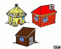 Casa De Los 3 C Para Colorear Casa De Los 3 C Para Imprimir