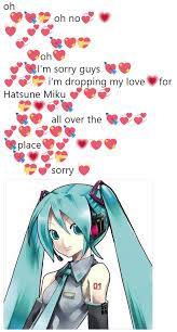 Pin By On Vocamemes Miku Vocaloid Funny Hatsune Miku