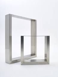 A pair can easily hold tops in excess of 600 lbs. Pin On Stainless Steel Furniture Table
