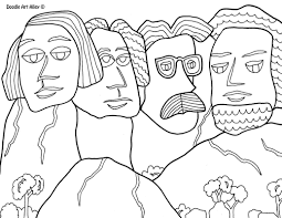 Touch device users, explore by touch or with swipe gestures. National Parks Coloring Pages Doodle Art Alley