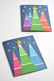 Easy cards for kids to make. 40 Diy Christmas Cards Unique Christmas Card Ideas