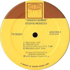 Vinyl Album - Stevie Wonder - Innervisions - Tamla - USA