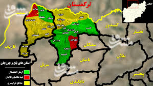 هر ولایت توسط یک والی اداره می‌شود که رئیس‌جمهور، وی را به این مقام منصوب می‌کند و هر ولسوالی به. Ù‚Ø¯Ø±Øª Ù†Ù…Ø§ÛŒÛŒ Ø·Ø§Ù„Ø¨Ø§Ù† Ø¯Ø± Ø§Ø³ØªØ§Ù† Ø¬ÙˆØ²Ø¬Ø§Ù† Ø¯Ø± Ø´Ù…Ø§Ù„ Ø§ÙØºØ§Ù†Ø³ØªØ§Ù† Ù†Ù‚Ø´Ù‡ Ù…ÛŒØ¯Ø§Ù†ÛŒ Ùˆ ØªØµØ§ÙˆÛŒØ± Ù…Ø´Ø±Ù‚ Ù†ÛŒÙˆØ²