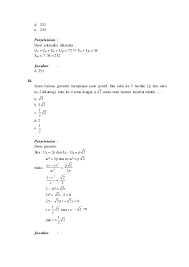 Contoh soal barisan dan deret geometri smasmk beserta pembahasan apabila berbicara dengan barisan dan deret tentunya sudah tidak asing lagi dengan istilah aritmatika. Contoh Soal Aritmatika Dan Jawabannya