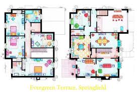 The Simpsons House Floor Plan By Inaki Aliste Lizarralde Rendered Floor Plan House Layouts House Colors