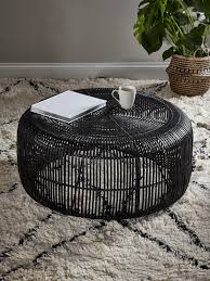 Flat Rattan Side Table Black Sale Room Rattan Side Table Black Side Table Indoor Rattan Furniture