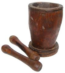 Large Heavy Antique Wooden Mortar And Pestle Old Koringstamper Bidorbuy Co Za Mortar And Pestle Mortar Mortars And Pestles