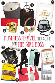 Business Travel Gift Guide For The Girl Boss The Blonde Abroad Gift Guide Travel Business Travel Business Travel Outfits