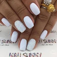 40 Elegant White Square Nails Art Inspirations Koees Blog White Acrylic Nails Bride Nails Best Acrylic Nails