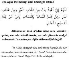 Doa Berlindung Dari Fitnah Dajjal Setelah Tasyahud Akhir