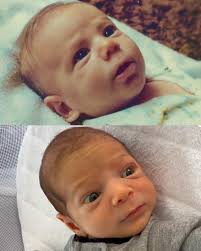 Honestly, I'm not sure 🙊 What do you all think? Does he look more like me  (slide 1), or does he look more like his daddy (slide 2)? I can see a