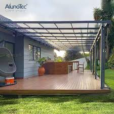 Unlike the ones that rely on the roof of a house, a freestanding patio is stronger and safer because it is supported by four posts that do not rely on any other buildings. China Diy Sunblock Polycarbonate Outdoor Garden Backyard Aluminum Metal Sun Shade Terrace Balcony Patio Canopy For Sale China Canopy And Outdoor Canopy Price
