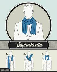 When choosing a man's scarf length, you can go according to your height. 6 Ways To Tie A Scarf For Men The Gentlemanual