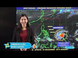 7 am sat 20 feb. Public Weather Forecast Issued At 4 00 Am December 23 2019 Youtube