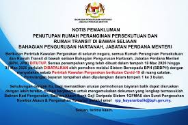 Pengurusan aset yang bersistematik, cekap dan berkualiti. Bahagian Pengurusan Hartanah On Twitter Notis Pemakluman Penutupan Rumah Peranginan Persekutuan Dan Rumah Transit Di Bawah Seliaan Bahagian Pengurusan Hartanah Jabatan Perdana Menteri Bphjpm Rumahperanginanpersekutuan Rumahtransit Covid19