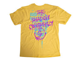 The Shadow Conspiracy Back Against The Wall T Shirt Lemon Zest Kunstform Bmx Shop Mailorder Worldwide Shipping