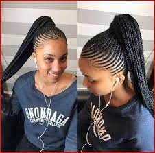 Adorable Black Braided Hairstyles Best Easy Hairstyles Braided Ponytail Hairstyles Cornrow Hairstyles Braids For Black Hair