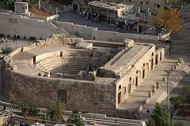 Odeon (building), ancient greek and roman buildings built for singing exercises, musical shows and poetry competitions. Romisches Odeon Art Destination Jordanien Amman