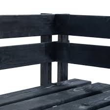 Eckbänke und weitere sitzbänke online kaufen und von den vorteilen auf home24 profitieren: Vidaxl Garten Paletten Eckbank Holz Schwarz Gitoparts
