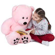 Wowmax 4 5 Foot Light Brown Giant Huge Teddy Bear Cuddly Stuffed Plush Animals Teddy Bear Toy Doll 55 Walmart Com Huge Teddy Bears Teddy Bear Toys Bear Toy